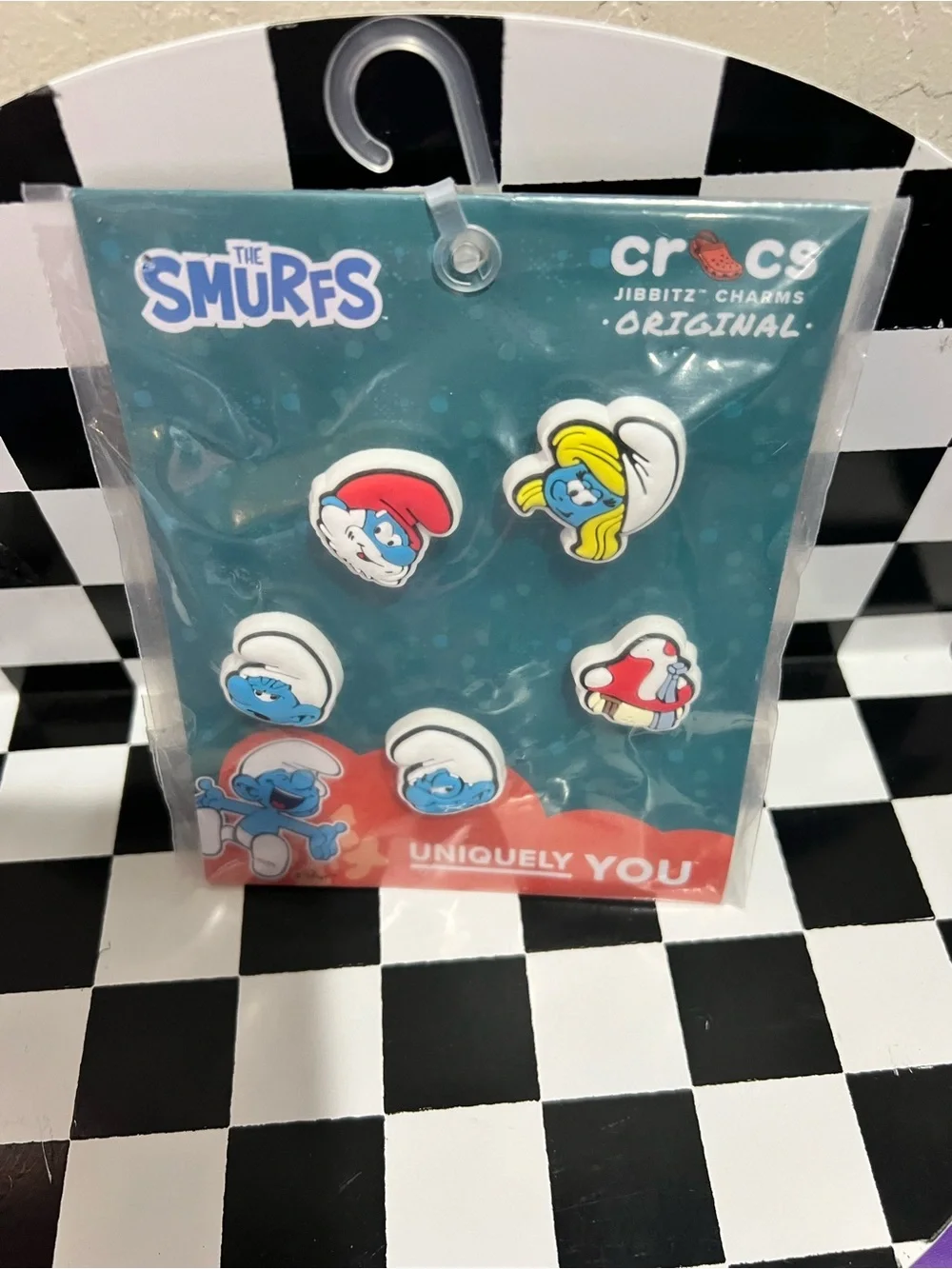 The Smurfs Crocs Jibbitz Charms, Barbie, Mickey, Basketball bundle